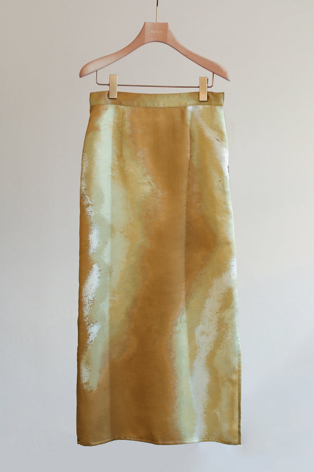 Earth Print Pencil Skirt（ls22299S）