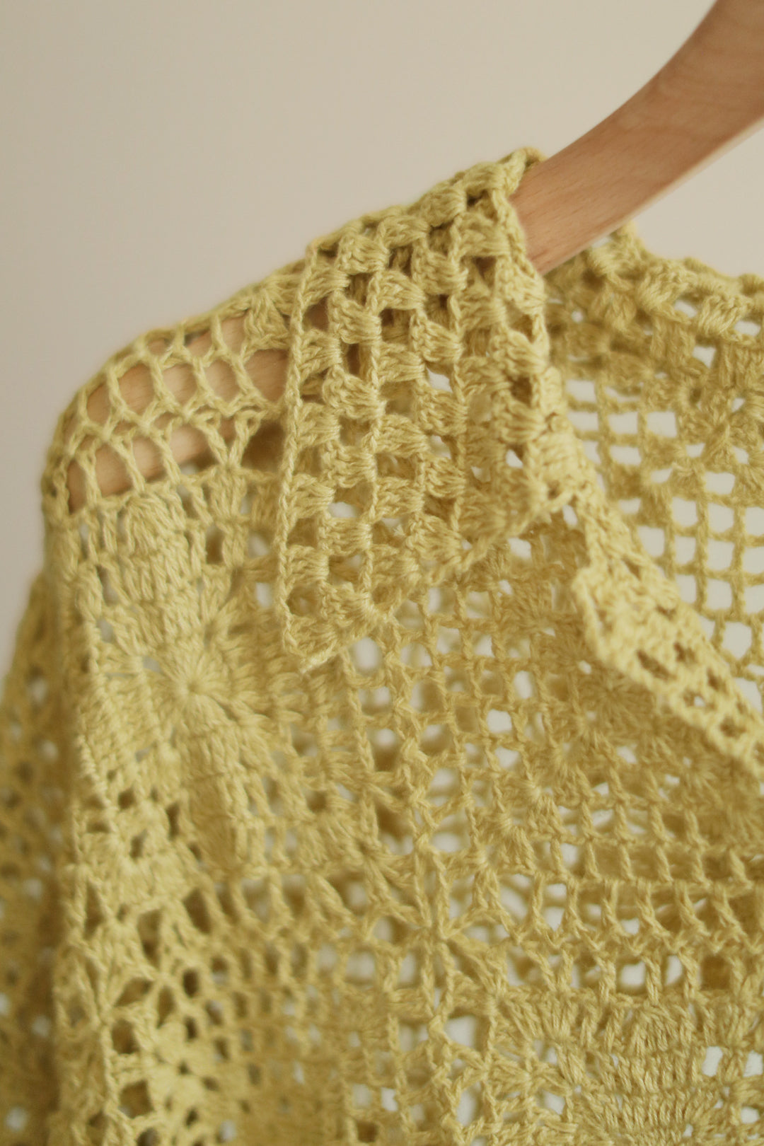 Hand-knitted Lace Patchwork Shirt（ls22289T）