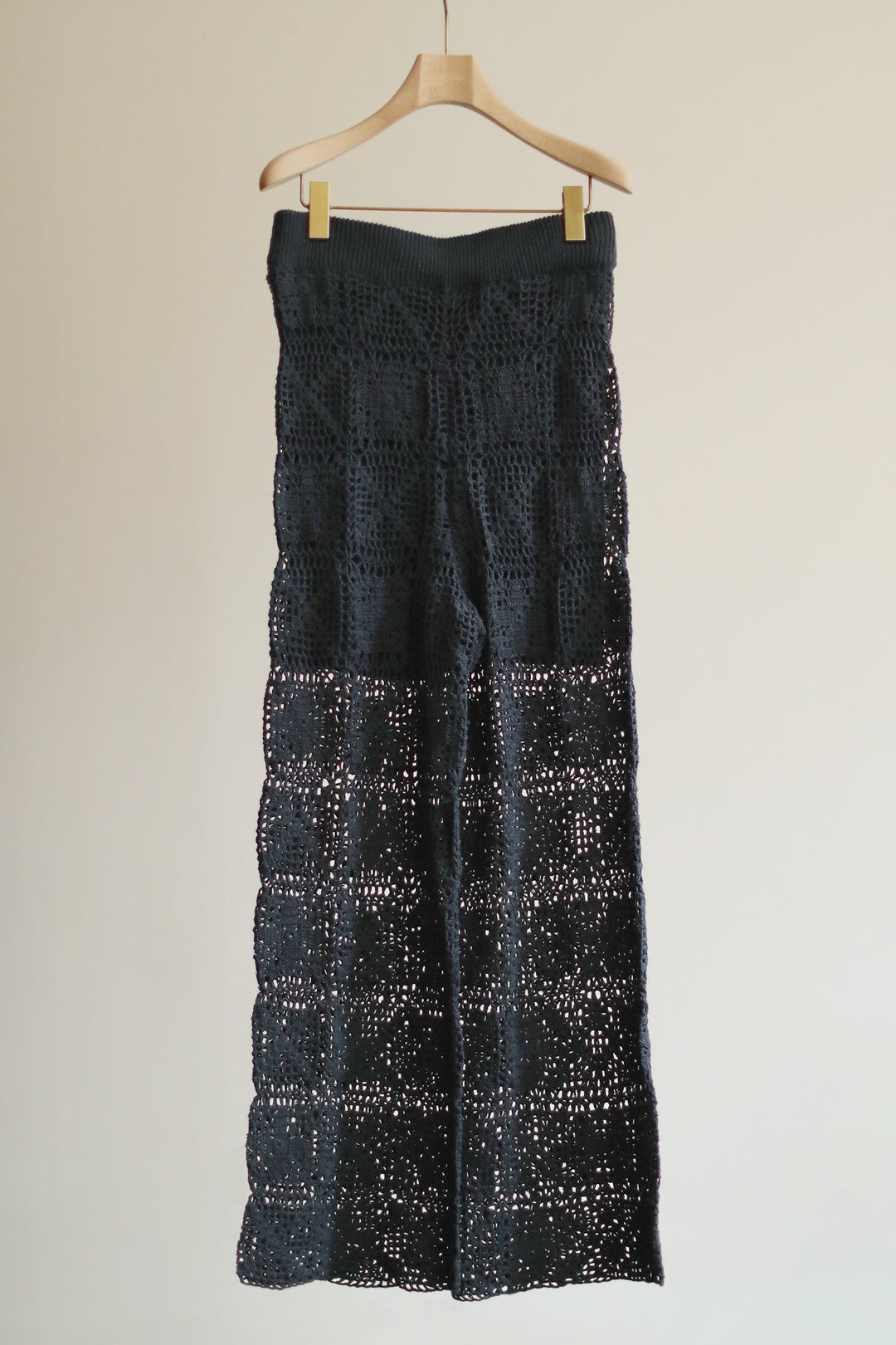 Hand-Knitted Lace Patchwork Pants（ls22290P）