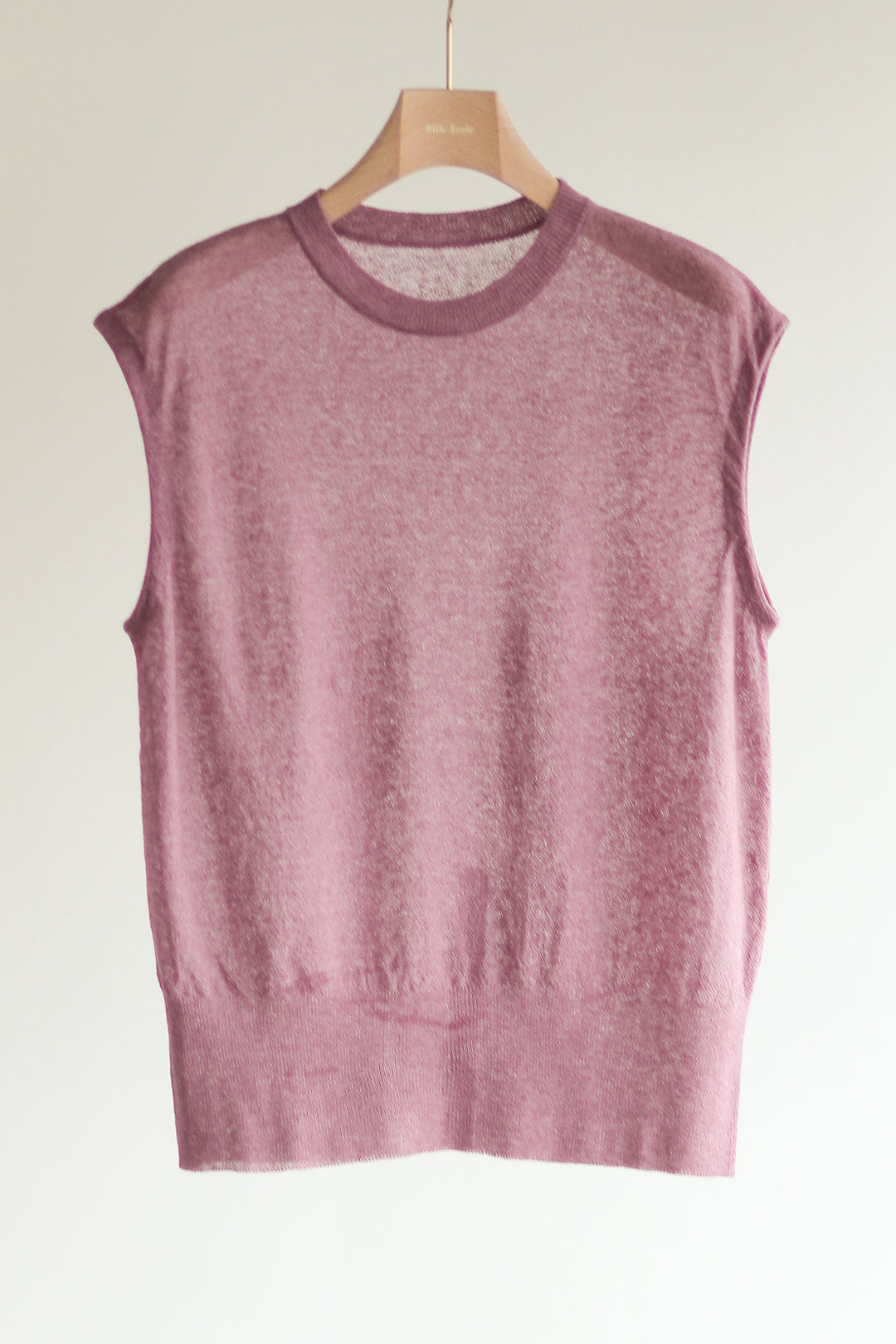 Cotton Linen Dry Touch Sleeveless Knit（ls11216K）