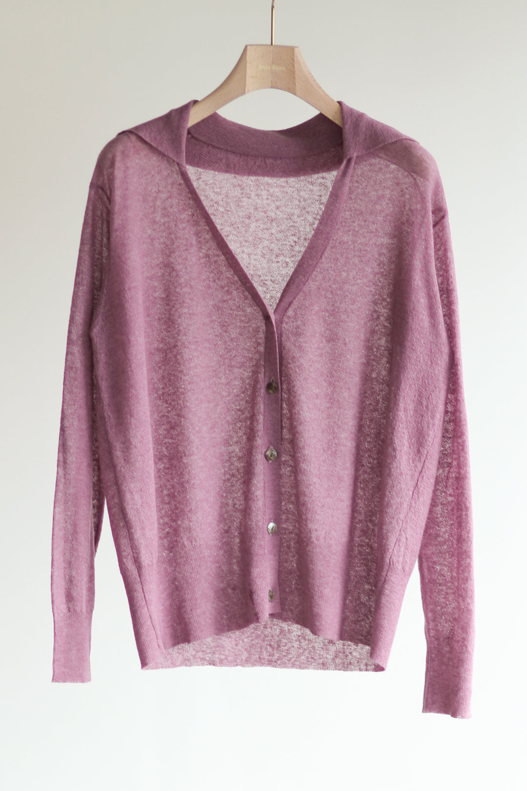 Cotton Linen Dry Touch V Collar Cardigan（ls11217K）