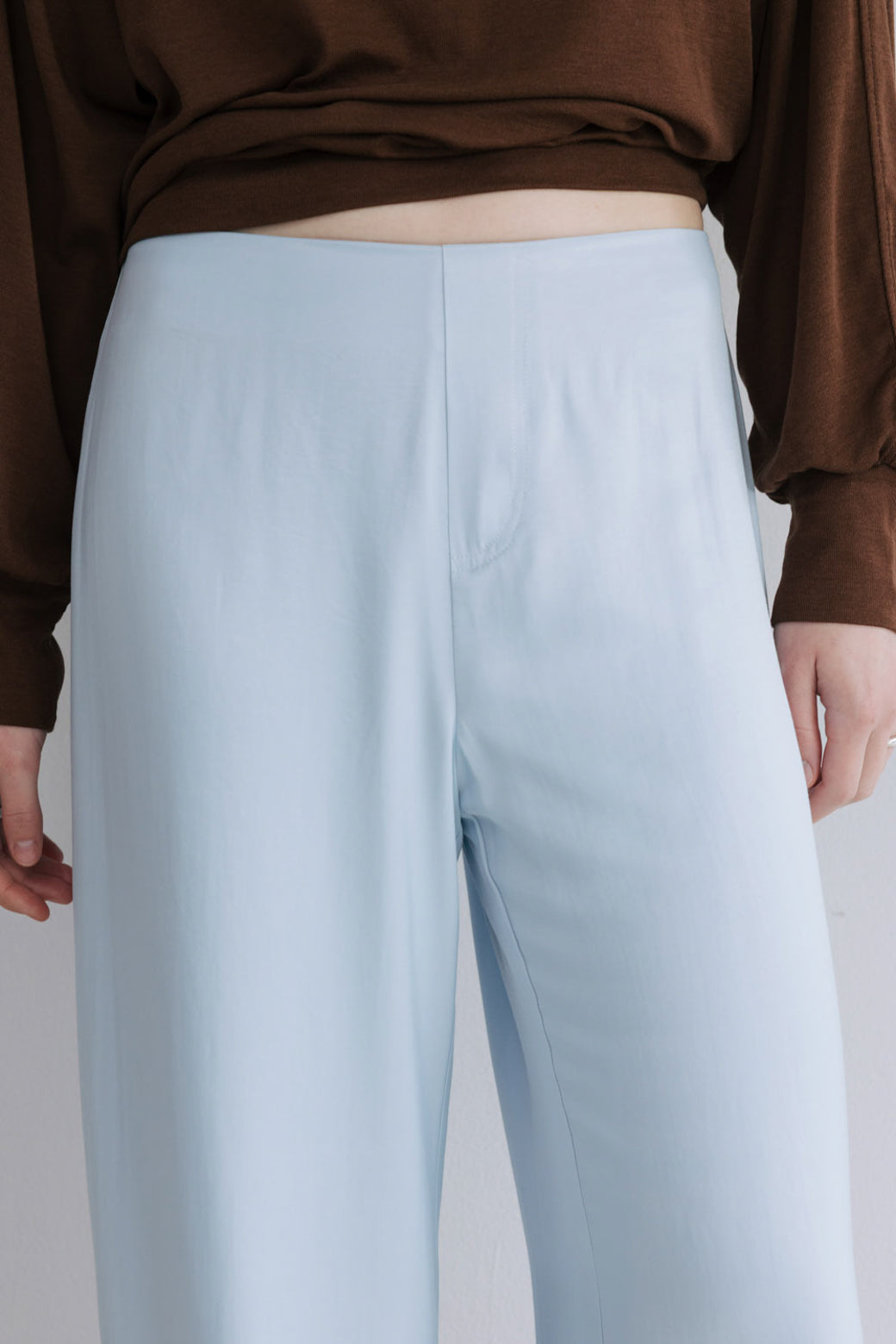 【Studio Doe】Matt Satin Easy Pants(DN-261ODP10)