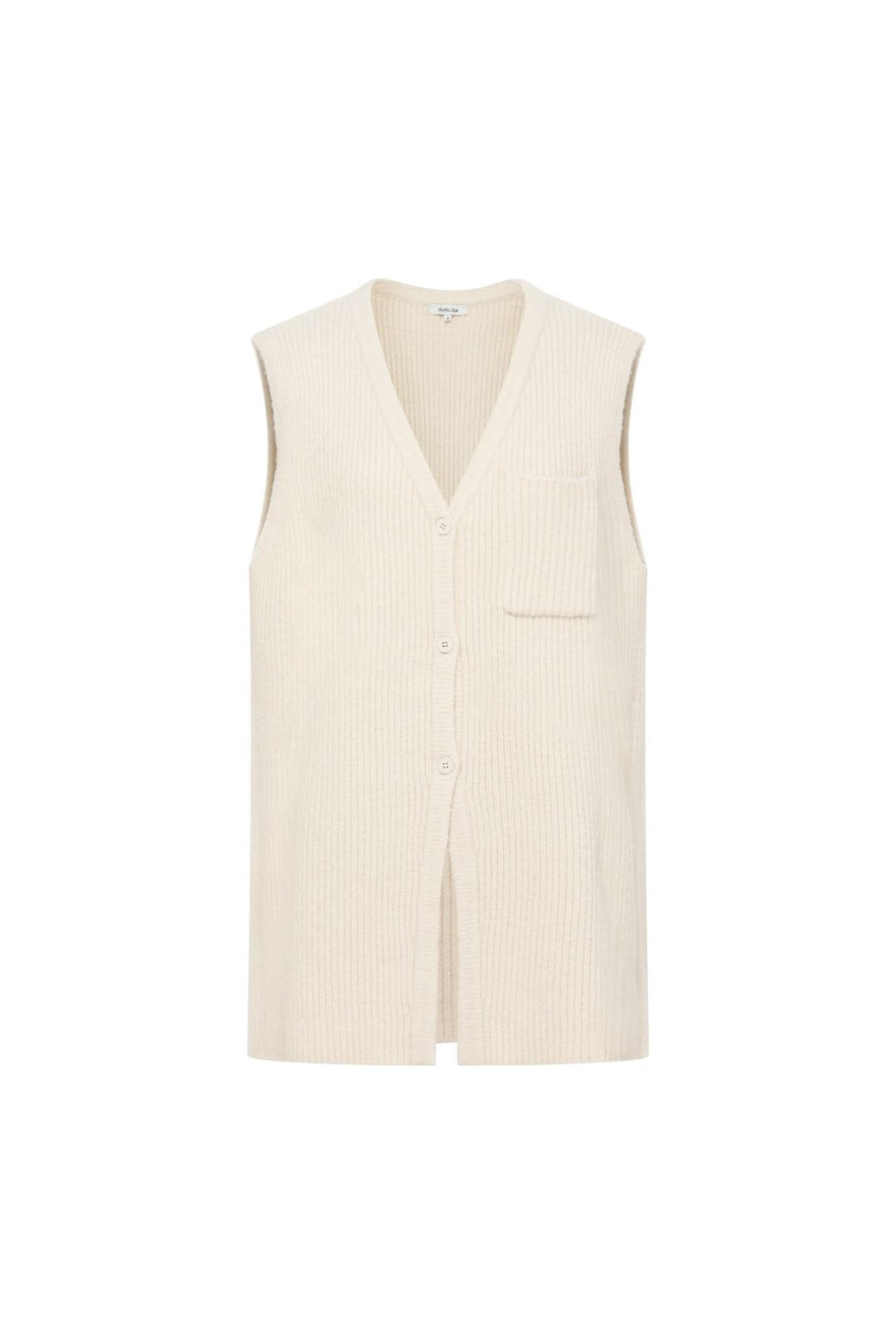 【Studio Doe】X-silhouette Knitted Vest(DN-259OKV01)