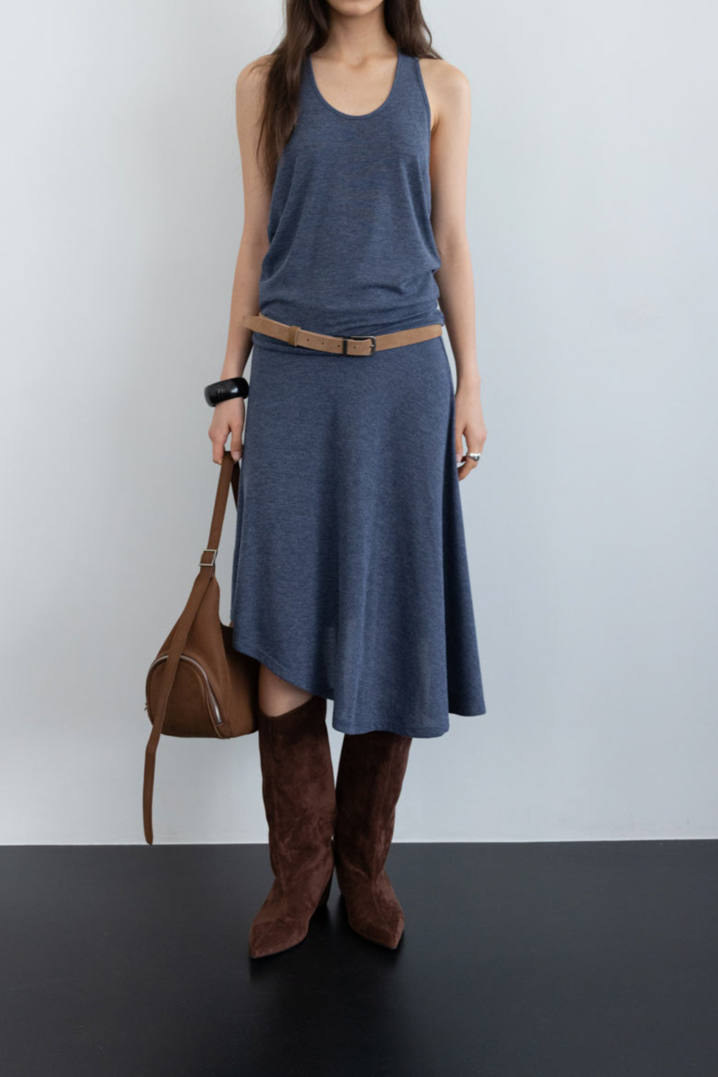 【Studio Doe】Ultra Stretch Asymmetric Skirt(LD-259OSK22)