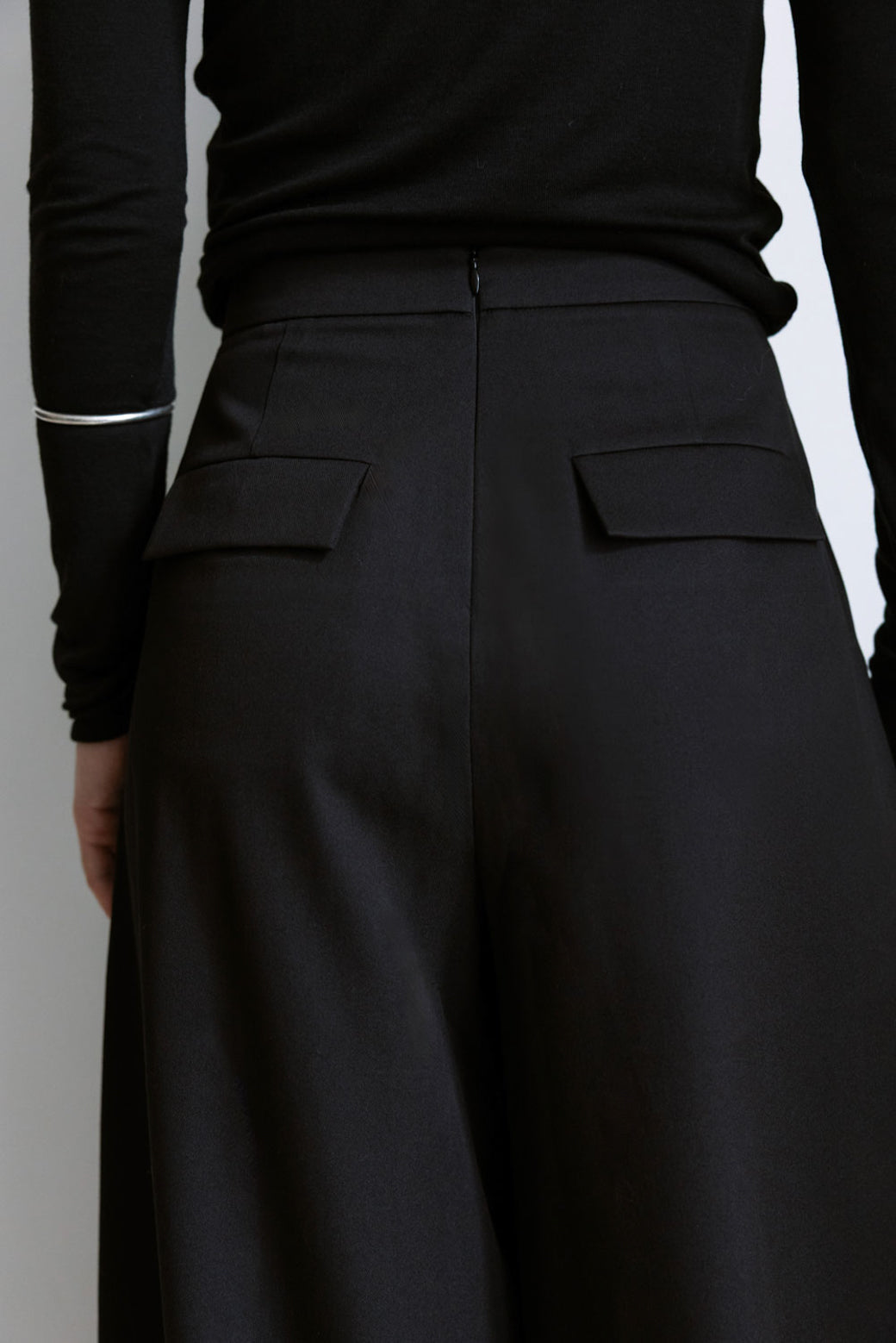 【Studio Doe】Diagonal Tuck Wide Pants(DN-25JODP05)