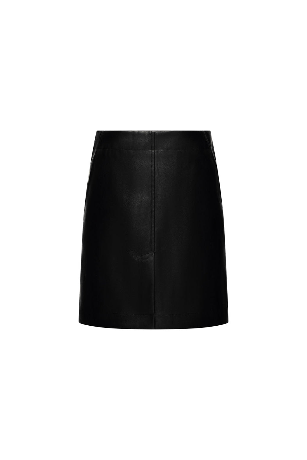 【Studio Doe】Faux Leather Midi Skirt(DN-25QOLK05)