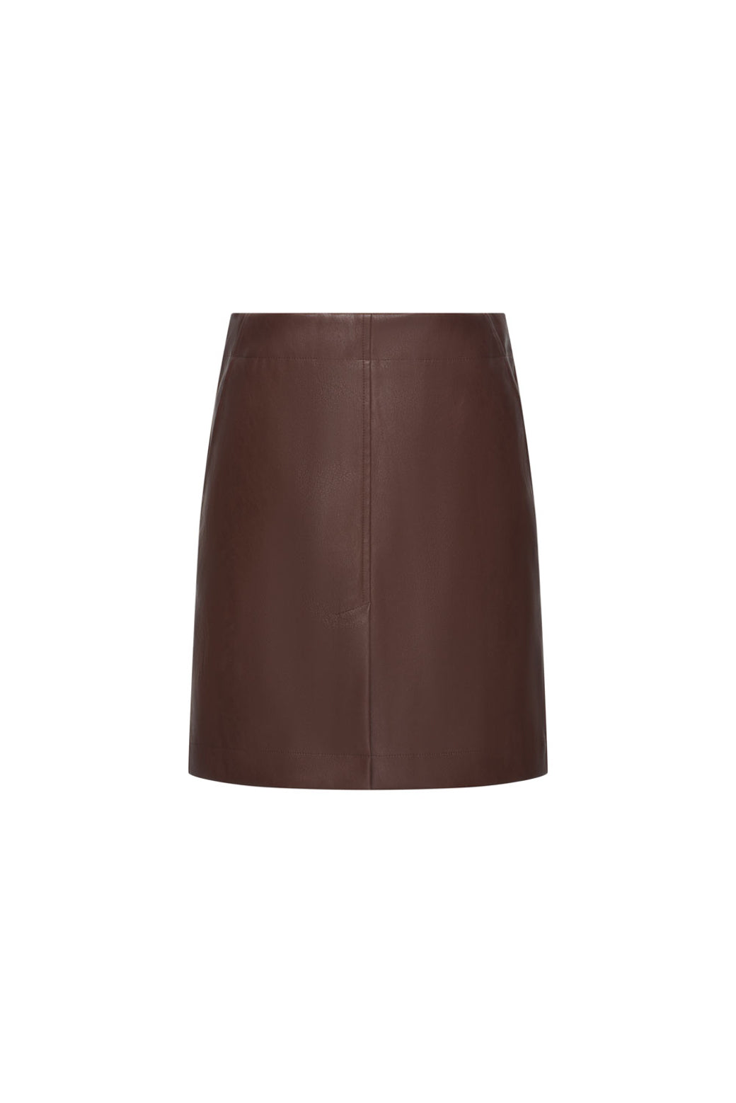 【Studio Doe】Faux Leather Midi Skirt(DN-25QOLK05)