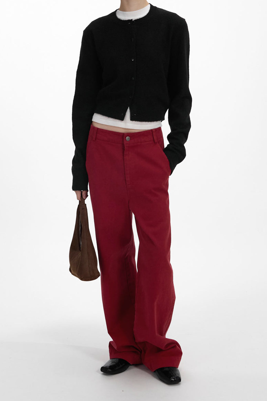 【Studio Doe】Right-angle Shoulders Cardigan(DS-25QOJA21)