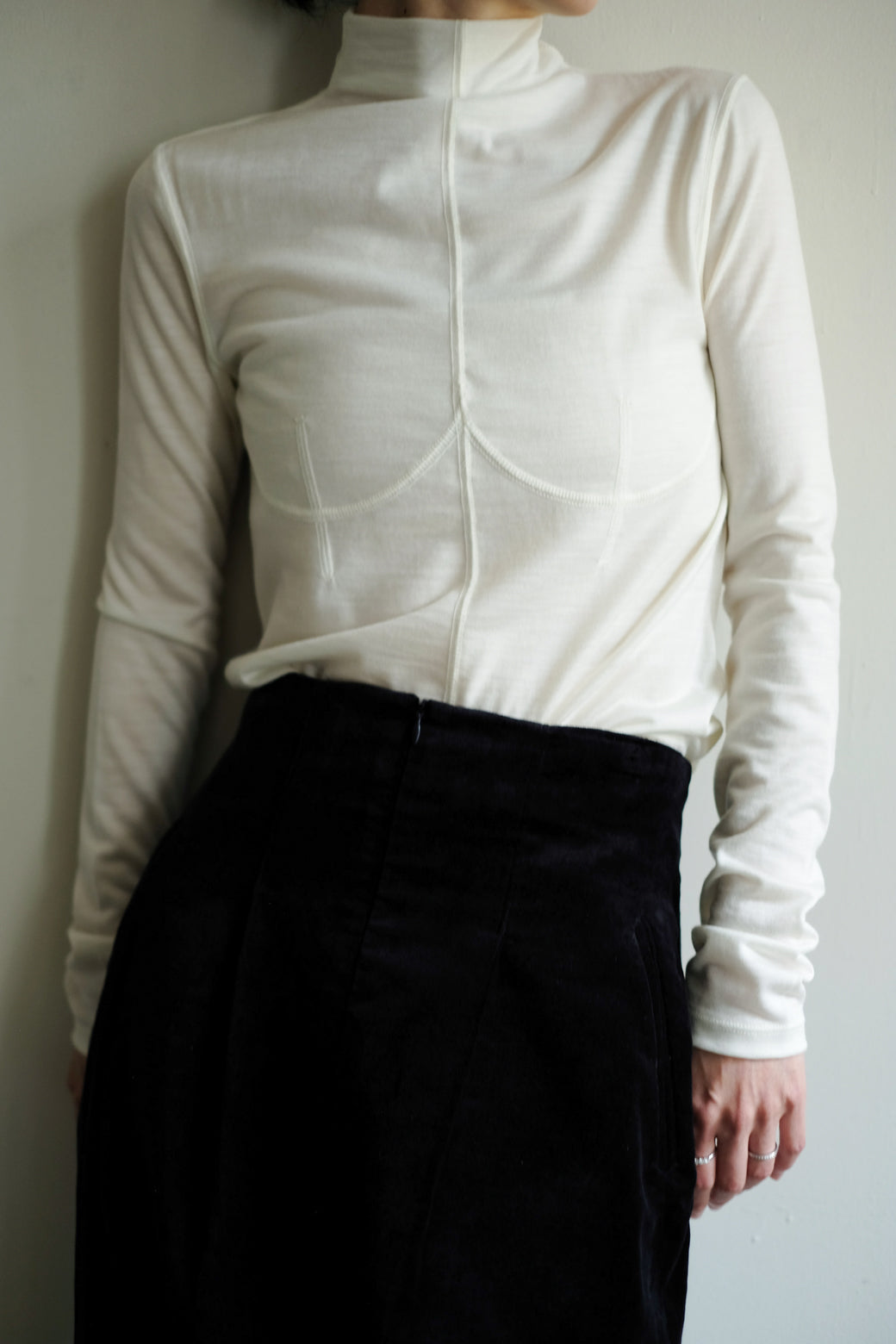 Washable Wool Corset Stitch Top (ls24335T)